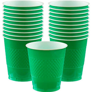 VASO #12, VERDE BANDERA (60 PIEZAS)