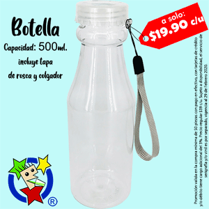 BOTELLA 550 ML (50 PIEZAS)