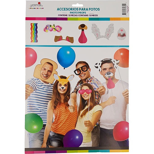 ACCESORIOS PARA FOTOS SNAPCHAT  ( 12 PIEZAS )