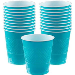 VASO #12, AZUL CARIBE (60 PIEZAS)