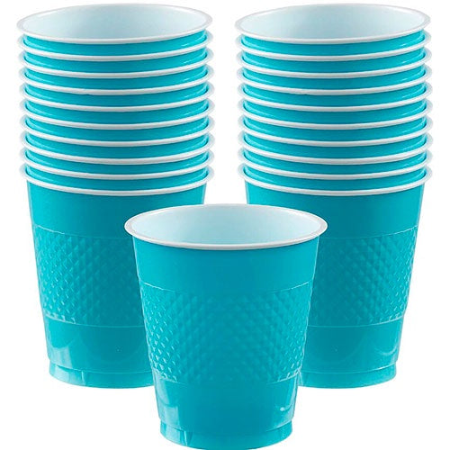 VASO #12, AZUL CARIBE (60 PIEZAS)