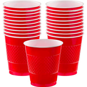 VASO #12, ROJO (60 PIEZAS)