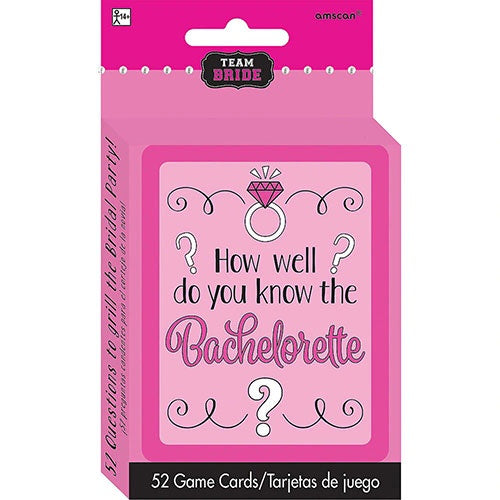 JUEGO DE CARTAS BACHELORETTE (52 PIEZAS)