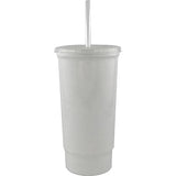 50 VASOS BACHELOR C/TAPA Y POPOTE 32 OZ.