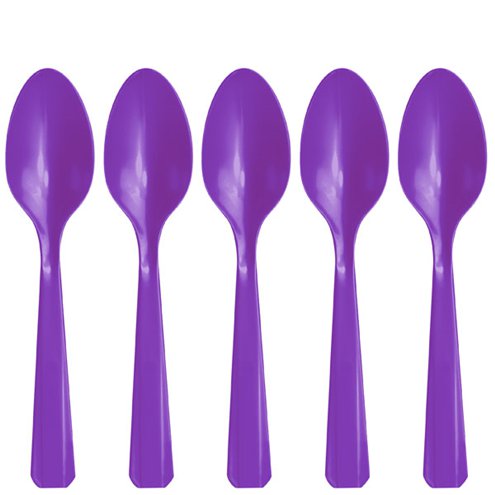 CUCHARAS C/20 MORADO