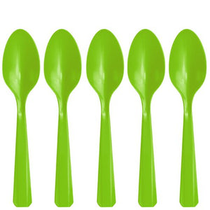 CUCHARAS C/20 VERDE KIWI