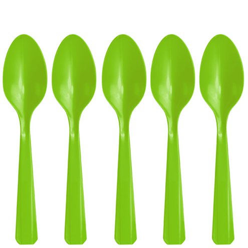 CUCHARAS C/20 VERDE KIWI