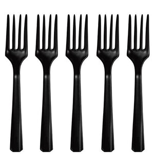 TENEDOR C/20 NEGRO