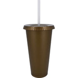 VASO 24 OZ. CON TAPA Y POPOTE (24 PIEZAS)