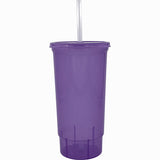 150 VASOS BACHELOR C/TAPA Y POPOTE