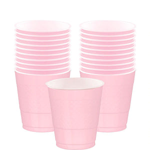 VASO #12, ROSA BEBE (60 PIEZAS)