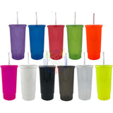 50 VASOS BACHELOR C/TAPA Y POPOTE 32 OZ.