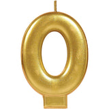 VELA DORADA DE NÚMERO
