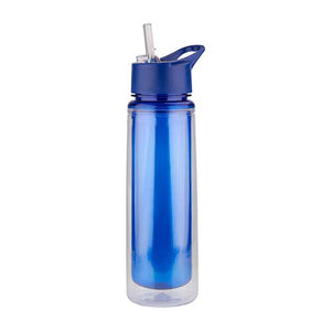 ANFORA MILO AZUL TRANSLUCIDO 610 ML.