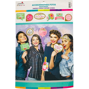 ACCESORIOS PARA FOTOS DESPEDIDA 2 (12 PIEZAS)
