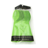 CUCHARAS C/20 VERDE KIWI