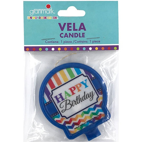 VELA MEDALLÓN HBD